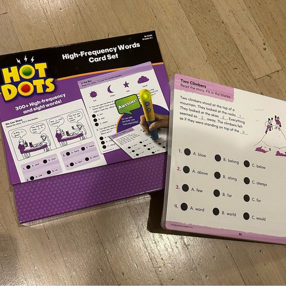 Educational Insights Hot Dots High-Frequency Words Card Set NWT - Picture 5 of 8